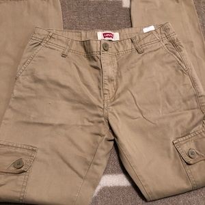 Boys Khaki cargo pants